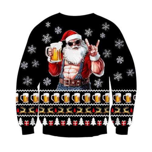 UNICOMIDEA Ugly Christmas Sweater Men Long Sleeve Women Xmas Sweatershirt Pullover - Image 5