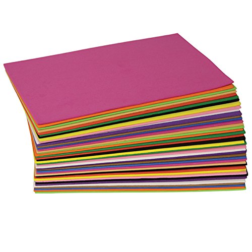 Creativity Street Wonderfoam, Assorted - 40 Sheets Per Pack - Pack of 3