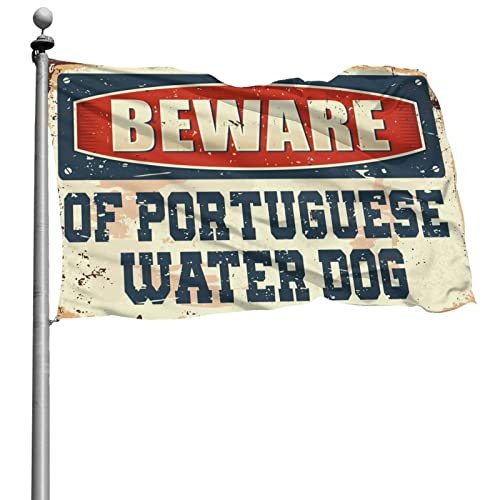 Banderas universitarias de exterior Beware of Portuguese de 152x244 cm