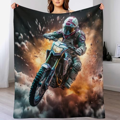 Couverture moto couvre-lit en flannel de qualité supérieure
