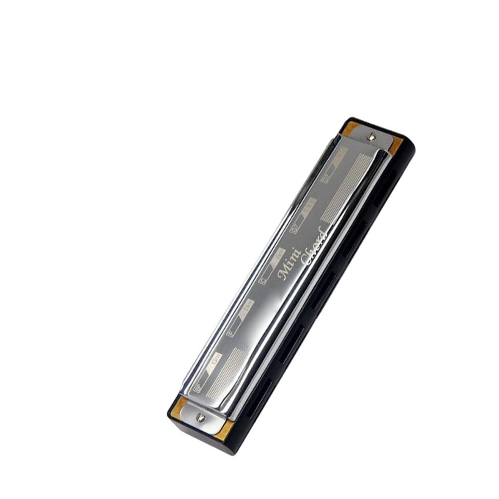 Armonica Blues Armonica A Bocca Mini Chord Ensemble (5 Fori) | Armonica a armonica Mini Chord Ensemble (5 fori) per adulti e principianti - Strumento a fiato