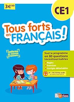 Paperback Tous forts en Français ! CE1 [French] Book