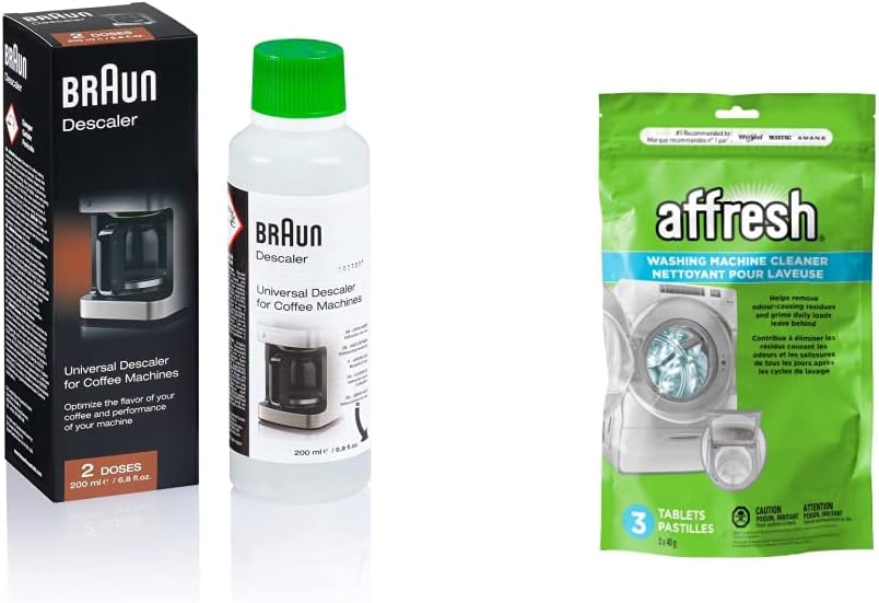 Coffee Maker Descaling Solution 200ml BRSC013 & Affresh Washing