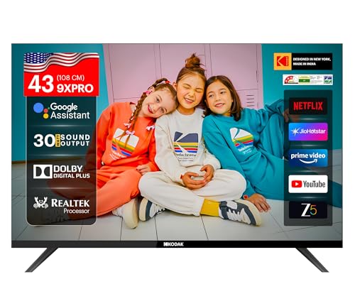 Kodak 108 cm (43 inches) 9XPRO Series Full HD Certified Android LED TV 439X5081...