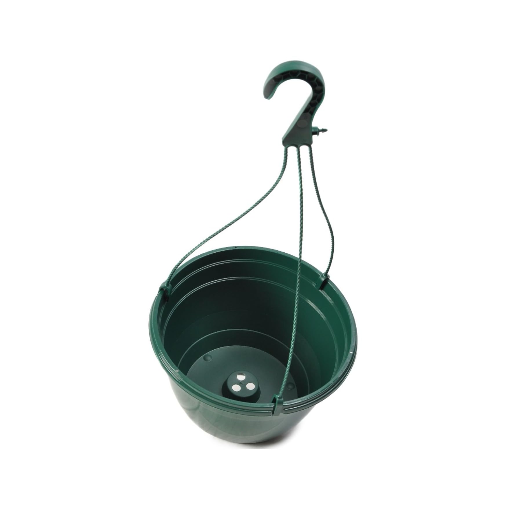 Poppelmann Teku 27cm hanging pot in Pine Green