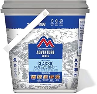 Mountain House Classic Bucket | Freeze Dried Backpacking & Camping Food | 24 Servings
