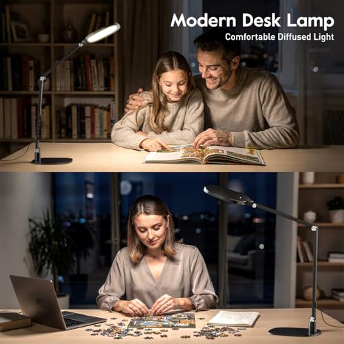 Lampe de bureau LED pour appels vidéo et visioconférences nettes