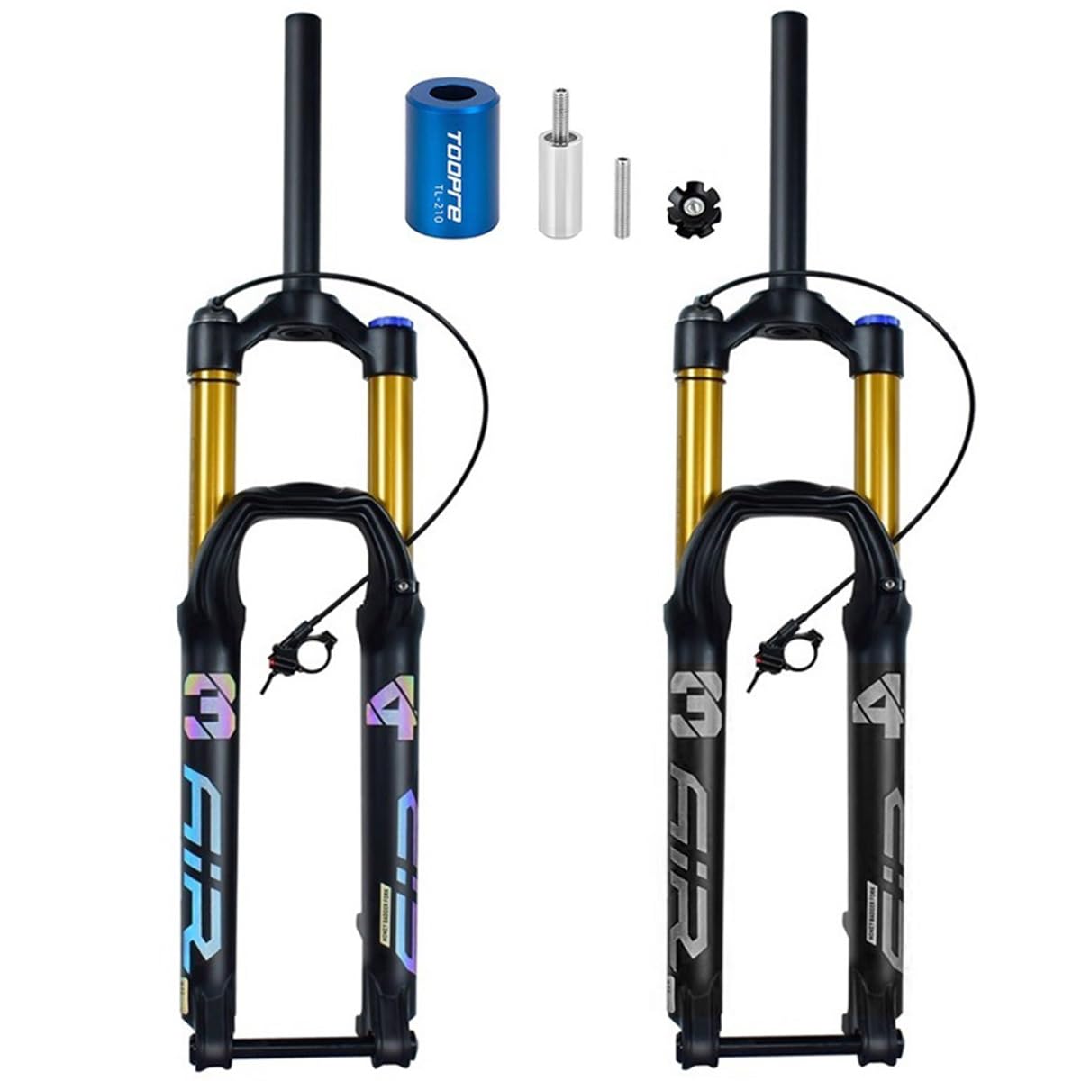 Fourche avant de VTT 27.5/29 pouces silencieuse et stable à grand débattement 160mm