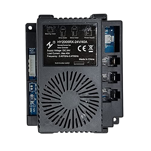 HY2005RX-24V/40A Control Box Receiver Match 2.4G Bluetooth Remote Control, Mainboard Motherboad Accessories Kids Ride On Car Circuit Board Replacement Parts