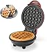 Gofrera Mini Eléctrica, Fouvin 350W Sandwichera y Gofrera, Mini Waflera con Revestimiento Antiadherente, Máquina de Fabricante de Waffle para Panin