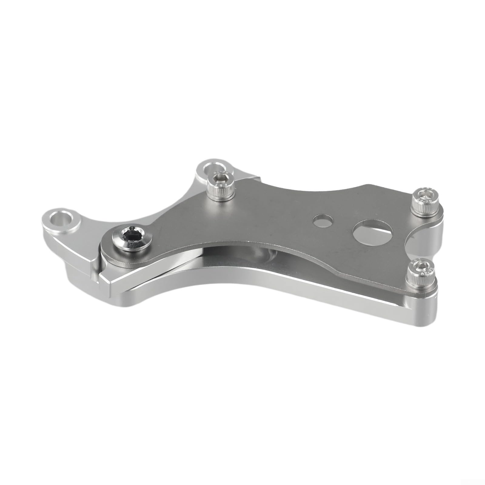 Bicycle Disc Brake Conversion Kit Install Disc Brakes on Non Compatible Frames with Aluminum Alloy Adaptor Bracket (silver)