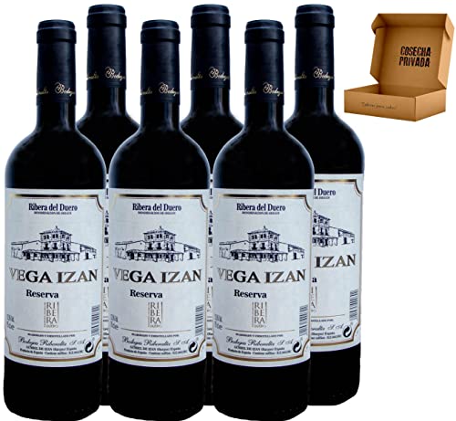 Vega Izán - Medalla De Oro Vinespaña - Envio 24 H - Ribera Del Duero - Cosecha Privada 6 X Botella 75 Cl, Reserva - Vendimia Seleccionada Vega Izán - Medalla De Oro Vinespaña - Envio 24 H - Ribera Del Duero - Cosecha Privada 6 X Botella 75 Cl, Reserva - Vendimia Seleccionada