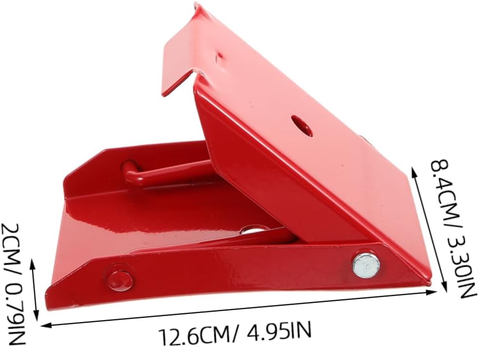 Mobestech 2pcs Heavy Duty Rv Tire Chocks Portable Non- Wheel Stabilizers for Trailers Prevents Tire Wear and Accurate Positioning for Parking Lots and Garages