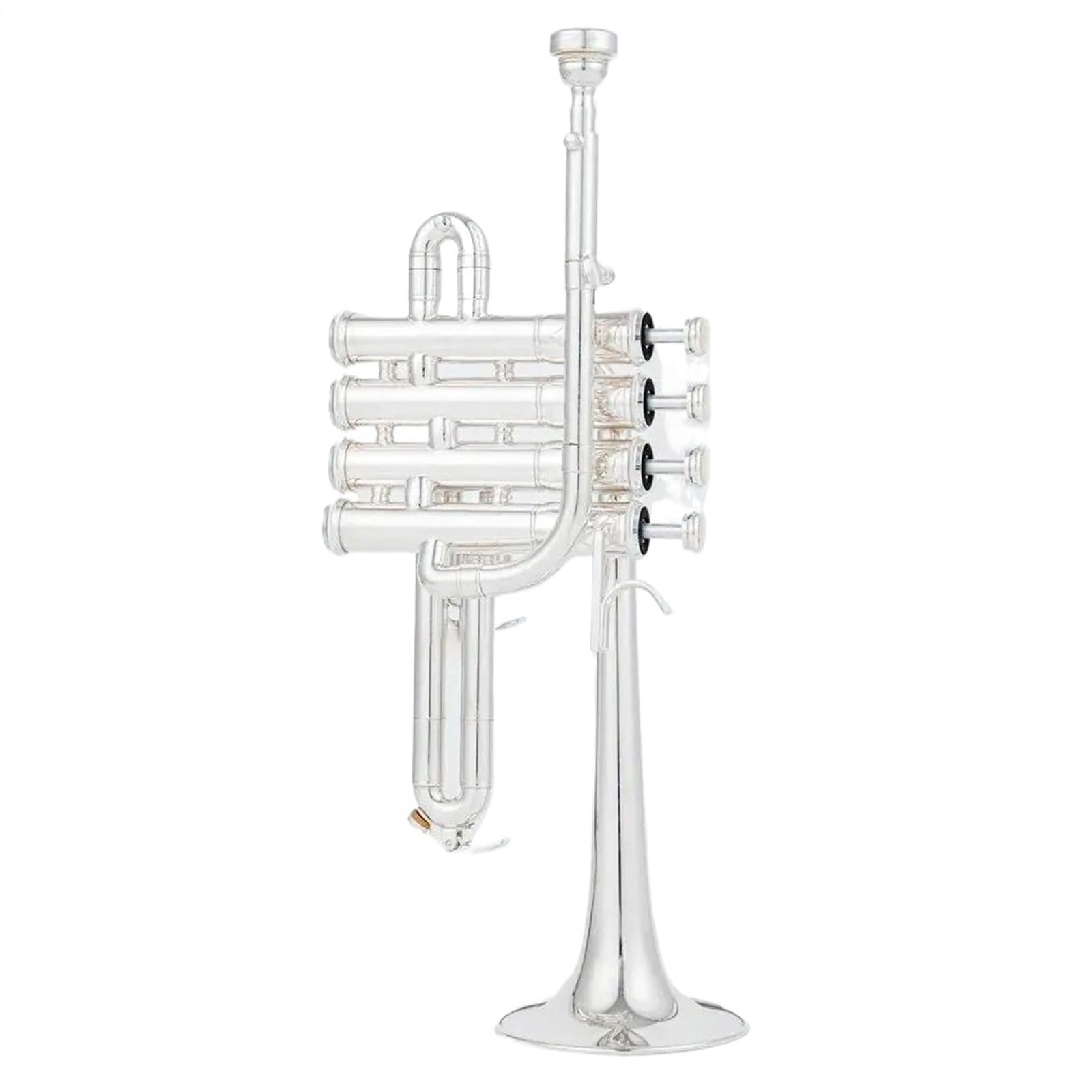 Standard Trompeten Professionelle Hohe Trompete Bb Piccolo Trompete Messing Gold Silber Lack Oberfläche Trompete Edelstahl Messing Trompete
