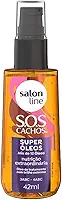 Super Óleos, Salon Line, SOS Cachos, Não Vegano - Para Cabelos Cacheados e Crespos, 42ml