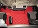 Produktbild Texmar Truck Fußmatten Links für Man TGX 2018 + Euro 6 AUTOMAT ROT ECO-Leder
