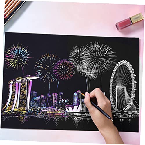 SAFIGLE Acessórios Artesanais Ferramenta De Descompressão Para Adultos Desenho Para Arranhar Para Ad