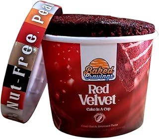 Baked Cravings Cake in a Cup, 2 Count, 8 Oz each (Red Velvet)