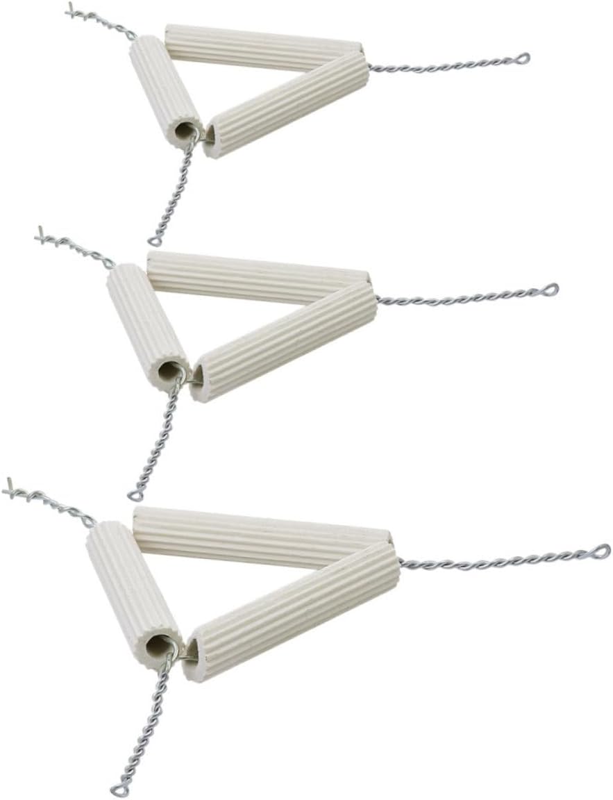 3pcs Triangle Crucible Holders High-temperature Resistant Lab Rack for Chemistry Experiments and Versatile Support Tool for Teaching Instruments and Laboratory Use