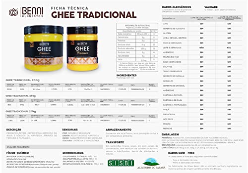 Ghee 200 G, Benni Alimentos Saudaveis