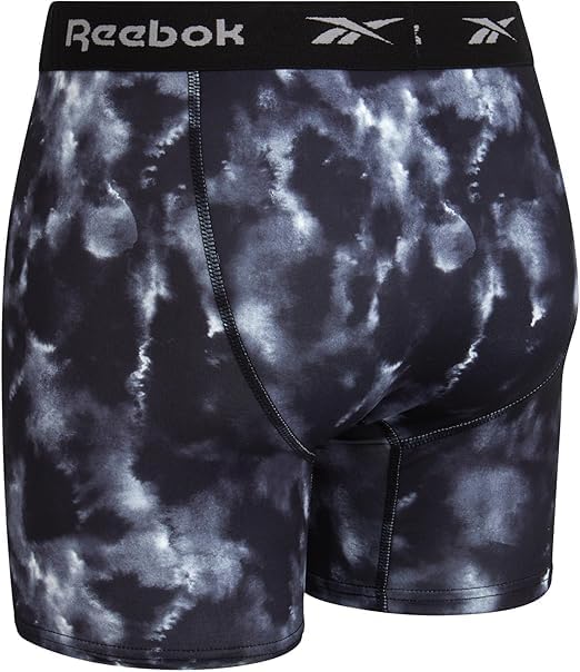 Reebok Mens Boxer Briefs - 4 Pack Stretch Performance 6" Inseam Moisture Wicking Mens Underwear Boxers with Contour Pouch - Image 6