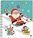 Brain Games - Sticker by Number: Christmas (Bus Cover): Fun Holiday Activity Book for Kids and Adults | Spiral Bound with Perforated Pages | 10 Festive Sticker Designs | Great Christmas Gift