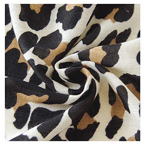 Women's Chic Leopard Pattern Scarf Long Large Animal Print Shawl Wrap4