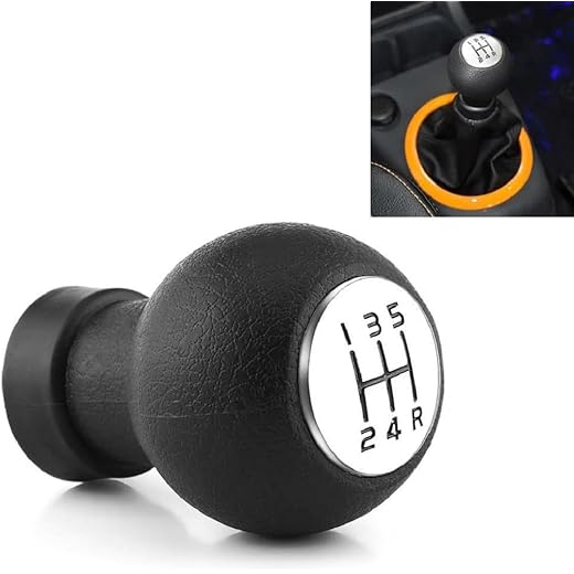 DETACHI Gear Shifter - 5-Speed, Glossy Black