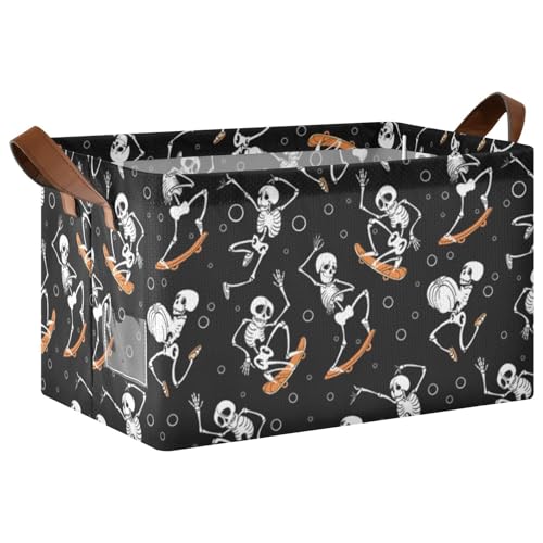 Kjovgcb �����`���[�o�X�P�b�g�{�b�N�X 1�� �܂肽���ݎ��{�b�N�X ���U�[�n���h���t�� �L�b�`���p�o�X�P�b�g�I�[�K�i�C�U�[ 16.9x11.4x10�C���` �l�Ԃ̃X�P���g���� �X�P�[�g�{�[�h �_���X�h�b�g �V�[�����X