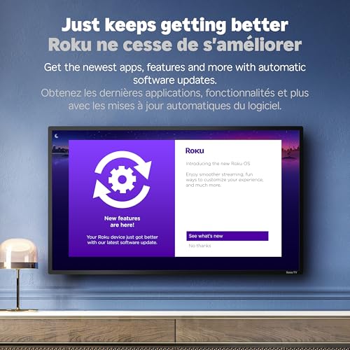 Roku Streaming Stick 4K 2022 (Official Manufacturer Product) | Streaming Device 4K/HDR/Dolby Vision with Voice Remote with TV Controls and Long-Range Wi-Fi
