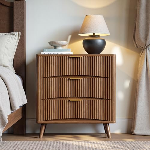 Image of Evermagin 31.5 inch W Oversized Nightstands Set of 2 with 3 Drawers