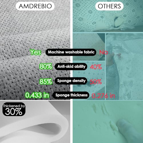 Amdrebio Sage Green Area Rugs for Bedroom Aesthetic, Fluffy Furry Rugs for Nursery, Classroom, Teen Boys, Baby Kids Room Decor, Cute Shaggy Carpet for Living Room Dorm, Fuzzy Plush Light Mint Rug 4x6