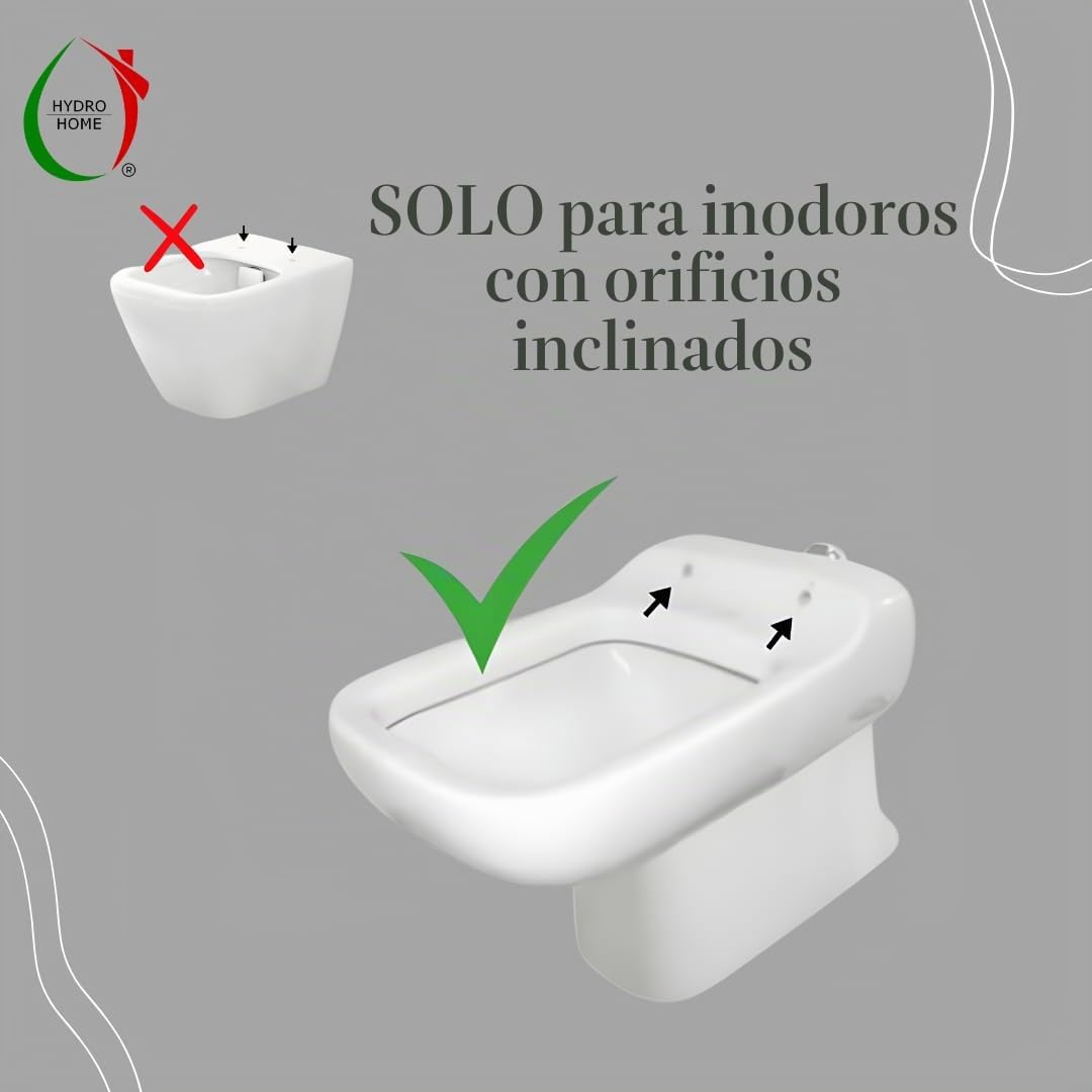 HYDRO HOME Tapa WC compatible con Ideal Standard Conca MDF ECO con bisagras inclinadas, madera lacada (Blanco I.S.)