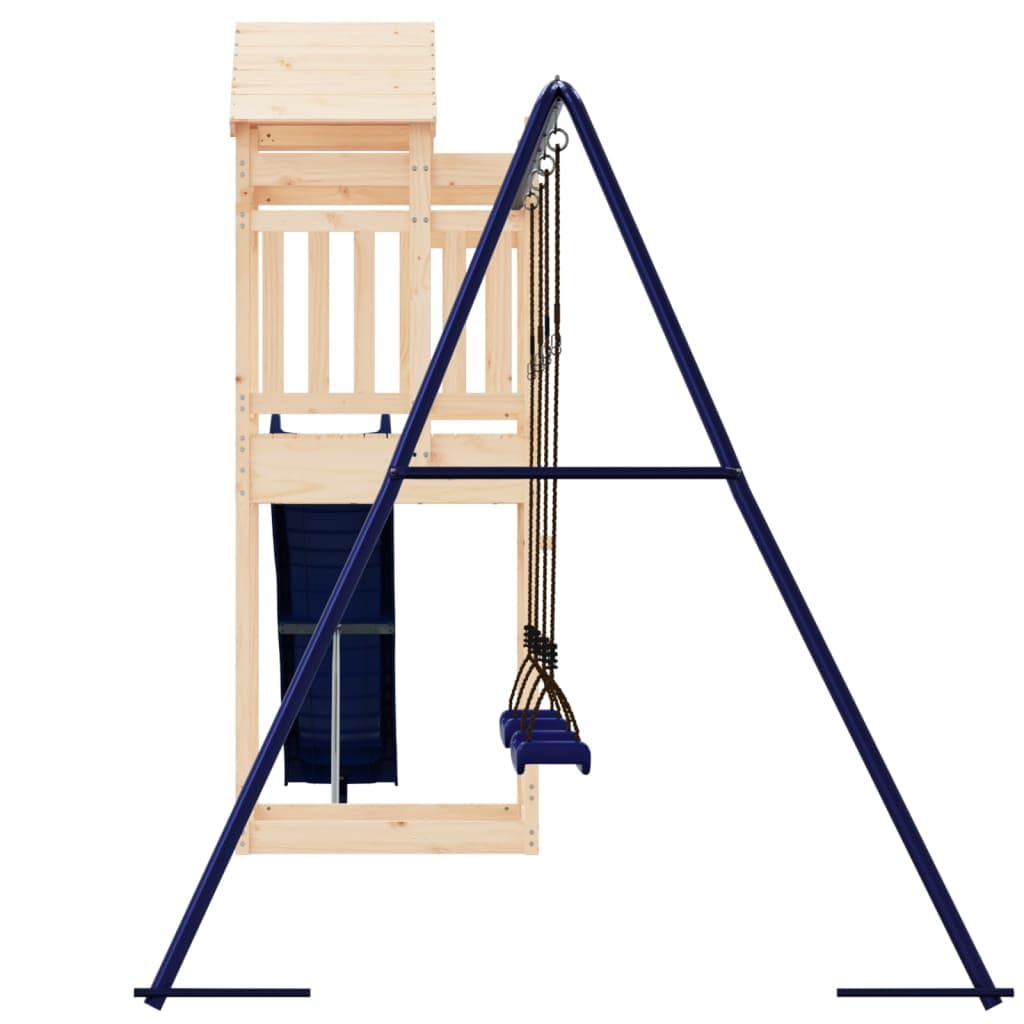 Generico Set da Gioco da Esterno in Legno Massello di Pino,Giochi e Giocattoli,Attrezzatura Gioco per Esterni,Set Altalena e Set di Gioco,Marrone,51.09 kg,3156964