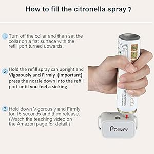 Citronella Spray Refill Can for Poiiopy  Wwvvpet  All Other Brand Citronella Spray Dog Collarsremote Training Collarsdog Antibark Collarshumane and Safe Spray for Pets90mlcan new Formula  Cucciolini Doodles Citronella spray refill can for poiiopy  wwvvpet  all other brand citronella spray dog collarsremote training collarsdog anti bark collarshumane and safe spray for pets90mlcan new formula   cucciolini doodles