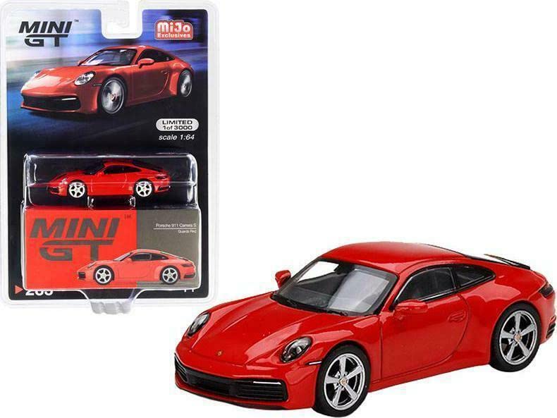 Amazon | MINI GT 1/64 ミニカー 911 992 カレラ S ガーズ レッド 911