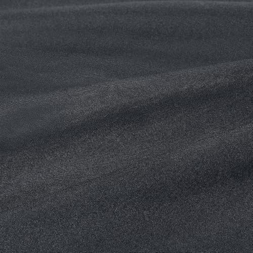Amazon Basics Wiederverwendbare schmutzabweisende und knitterfreie Stoffservietten, 12er-Pack, 43 x 43 cm, Schwarz – Ansicht 4