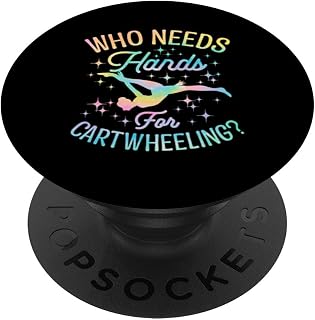 Cartwheel Gymnastics Cartwheeling Lover Girls Gymnast PopSockets Standard PopGrip
