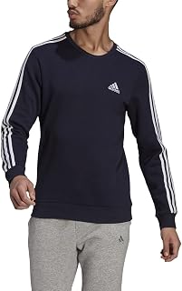 mens Essentials Fleece 3-stripes Sweatshirt