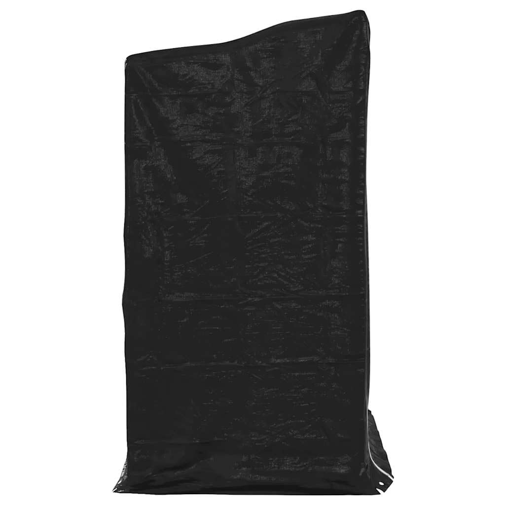 Portalegna con copertura antipioggia, 150 x 100 x 200 cm, in acciaio zincato