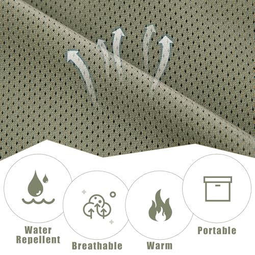 Ynport Crefreak Herren Outdoorjacke Winddicht Sport Jakcet Wasserdichte Paarjacke Kapuzenleichte Windjacke Mantel für Outdoor Wandern Trekking, Grün, L