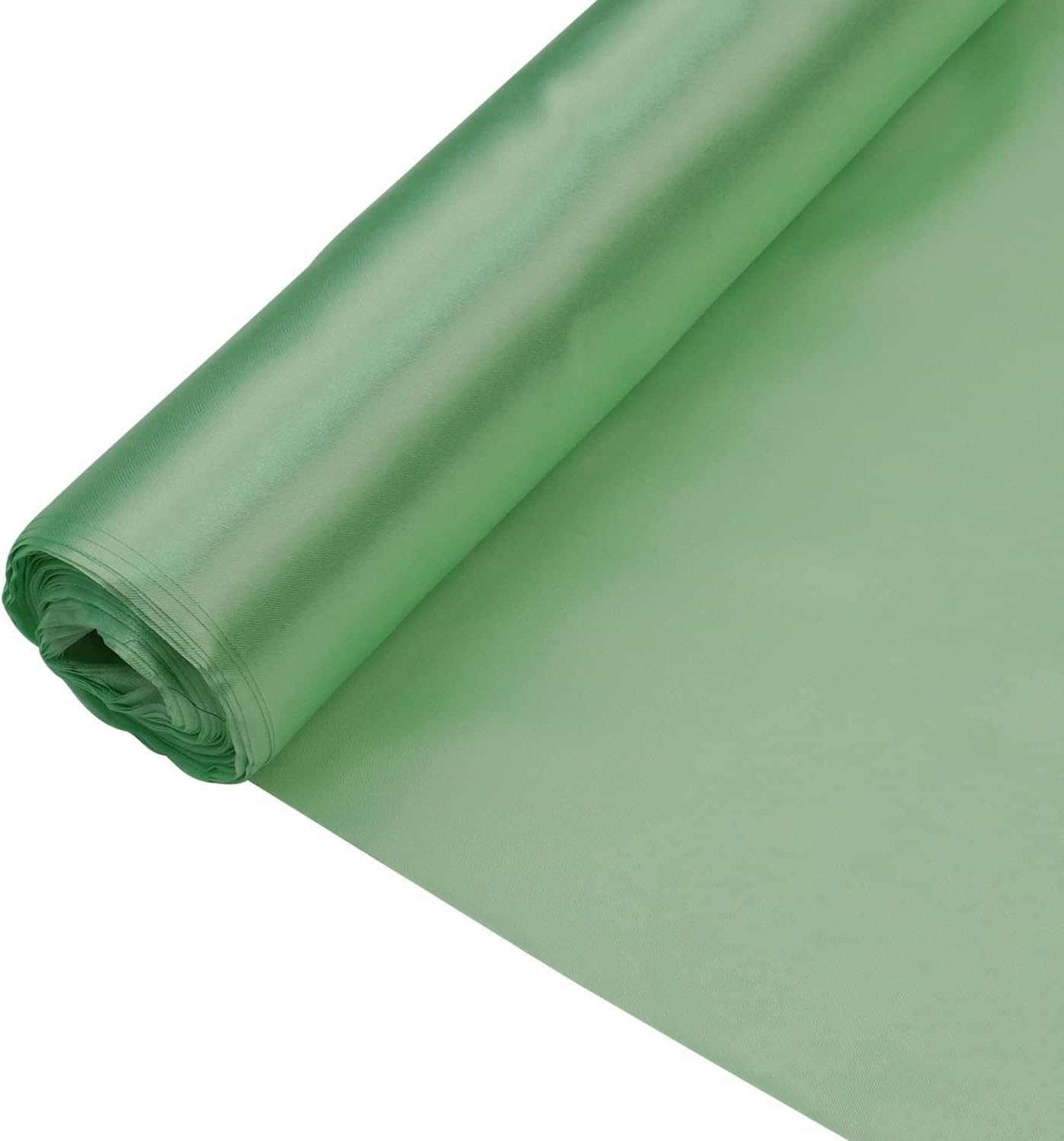 Trimming Shop Aqua Green Satin Fabric Roll, 20m x 29cm - Image 3