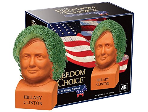 Joseph Enterprises, Inc Chia Pet Grass Planter: Hillary Clinton, Freedom of Choice