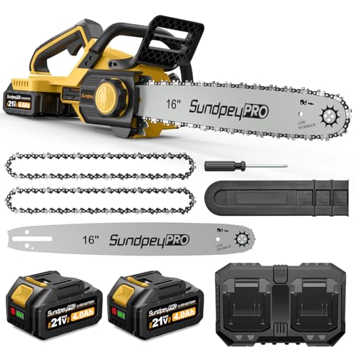 SundpeyPRO 42V 16-Inch Cordless Chainsaw - Brushless