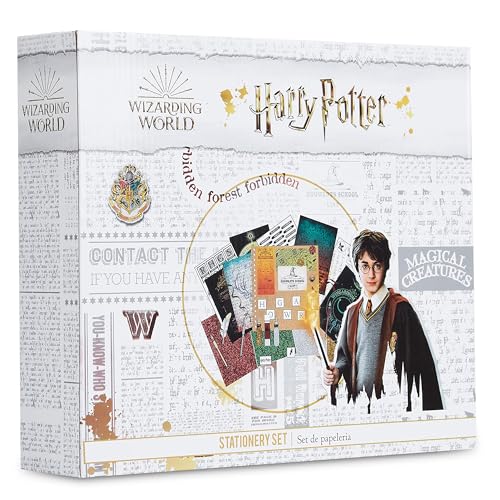Harry Potter Scrapbook Set, DIY Fotoalbum Einsteckalbum mit Scrapbook Stickers, Gelstiften,...