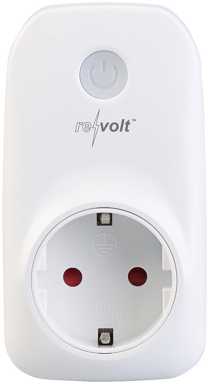 revolt Funkthermostat: WLAN-Steckdosen-Thermostat mit Sensor-Fernbedienung, App, Sprachbefehl (Funk-Thermostat Steckdose, 230V, Infrarotheizung)