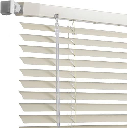 Miniatura 2 de DongLuY Persianas horizontales sin cordón para ventana, persianas horizontales de 1 pulgada de ancho x 64 pulgadas de alto, para montaje interior de