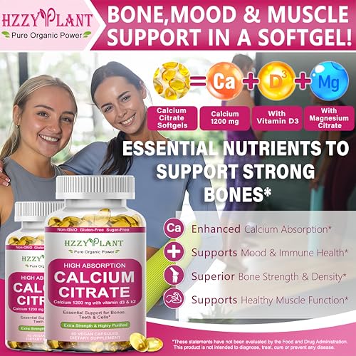 HZZYPLANT Calcium Citrate Softgels