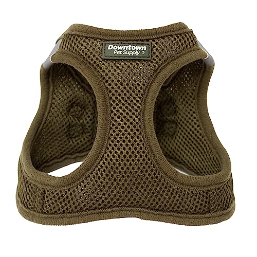 Downtown Pet Suuply Downtown Pet Supply Step in Dog Harness No Pull, XX-Large, Hunter Green - Adjustable Harness with Padded Mesh Fabric and Reflective Trim - Buckle Strap Harness for Dogs