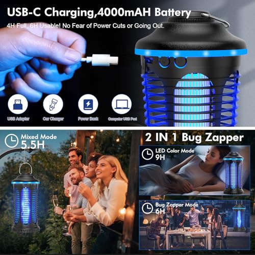 Reogle Rechargeable Bug Zapper Outdoor & Indoor thumb #3